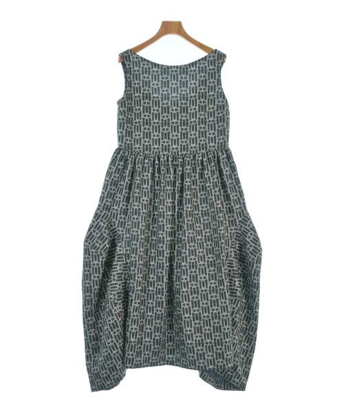 COMME des GARCONS COMME des GARCONS コムデギャルソンコムデギャルソンワンピース レディース -(L位) 緑x薄墨色(総柄)【中古】【古着】