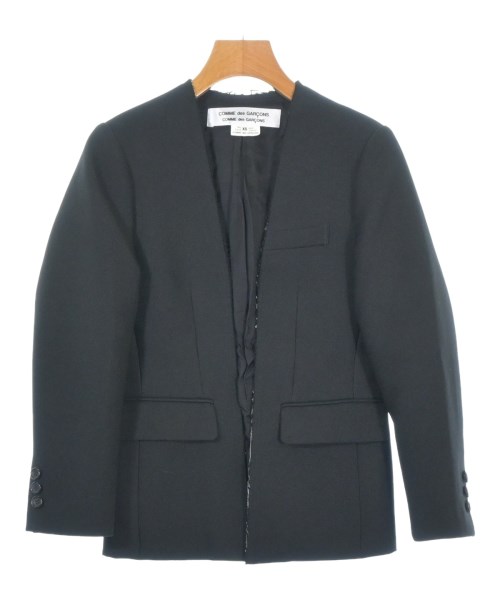COMME des GARCONS COMME des GARCONS コムデギャルソンコムデギャルソンノーカラージャケット レディース XS 黒【中古】【古着】