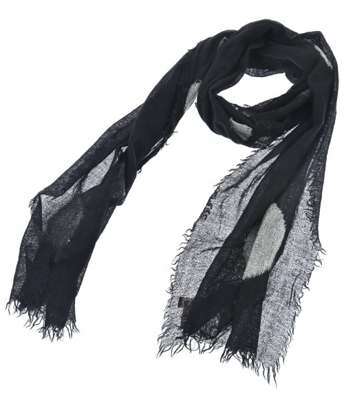 楽天市場】ヨウジヤマモト ストール ブラック グレー FH-L08-064