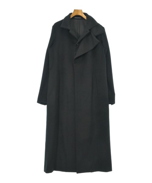 美品【ヨウジヤマモト】チェスターコート ウール L 黒 ロング 90's Y's Yohji Yamamoto pour homme(ヨウジヤマモトプールオム) ロング