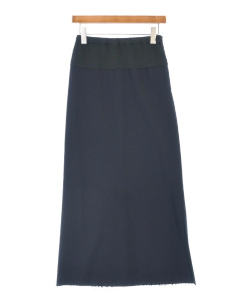 YOHJI YAMAMOTO ヨウジヤマモト ロング・マキシ丈スカート レディース 1(XS位) 紺 【中古】【古着】