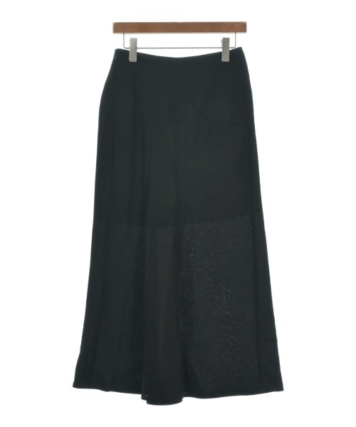 YOHJI YAMAMOTO ヨウジヤマモト ロング・マキシ丈スカート レディース 1(XS位) 黒 【中古】【古着】