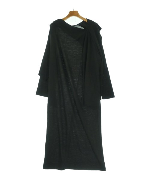 YOHJI YAMAMOTO ヨウジヤマモトワンピース レディース 2(S位) 黒【中古】【古着】
