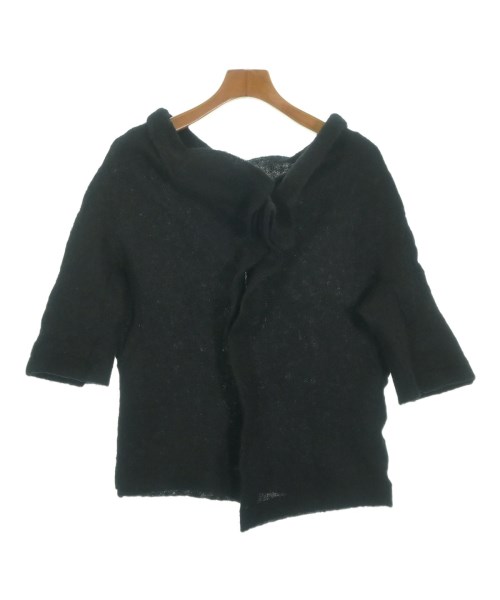 YOHJI YAMAMOTO ヨウジヤマモト カーディガン レディース 2(S位) 黒 【中古】【古着】