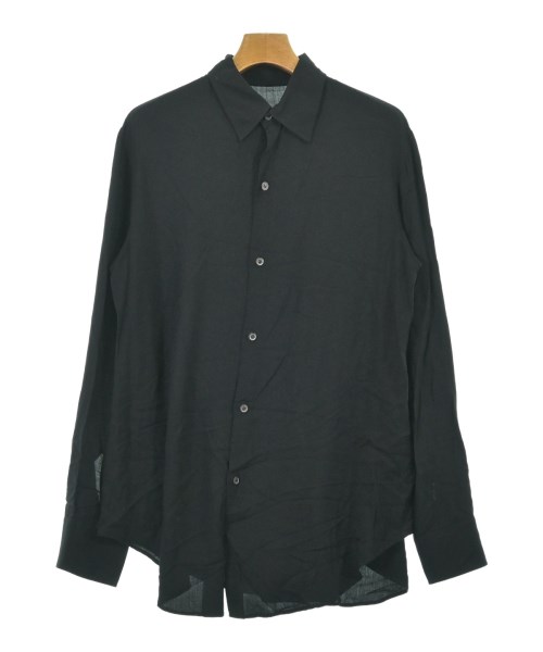 YOHJI YAMAMOTO ヨウジヤマモトカジュアルシャツ メンズ 2(S位) 黒【中古】【古着】
