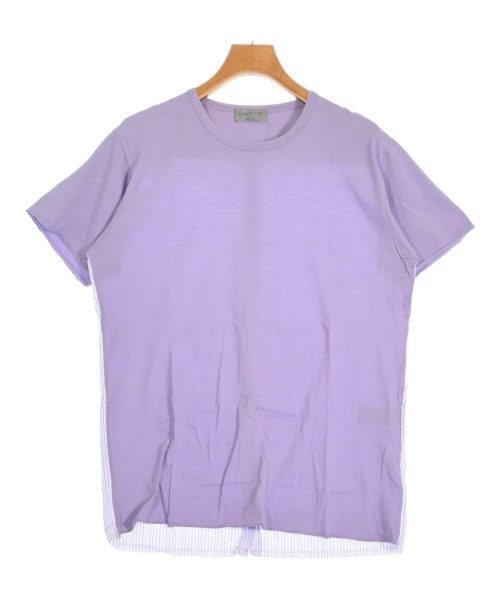 yohji yamamoto POUR HOMME ヨウジヤマモトプールオムTシャツ・カットソー メンズ 3(M位) 紫x白xピンク【中古】【古着】