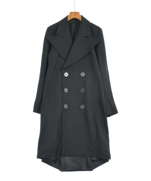 ヨウジヤマモト　ブラック チェスターコート 3/4袖　1 C/LI GABARDINE LEFT FACING COAT(XS Khaki): Vintage 1.1｜THE