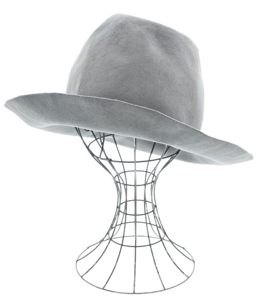 yohji yamamoto POUR HOMME ヨウジヤマモトプールオムハット メンズ 3 薄墨色【中古】【古着】