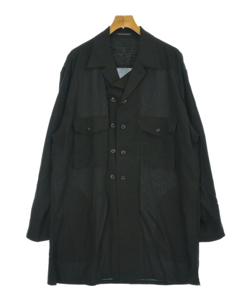yohji yamamoto POUR HOMME ヨウジヤマモトプールオム カジュアルシャツ メンズ 3(M位) 黒 【中古】【古着】