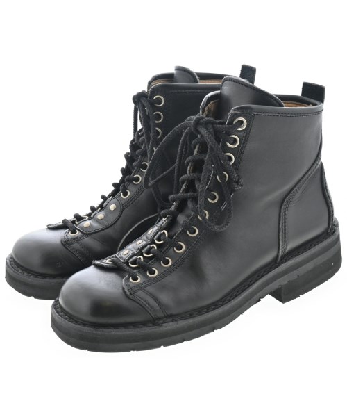 yohji yamamoto POUR HOMME ヨウジヤマモトプールオムブーツ メンズ EU41(26糎位) 黒【中古】【古着】