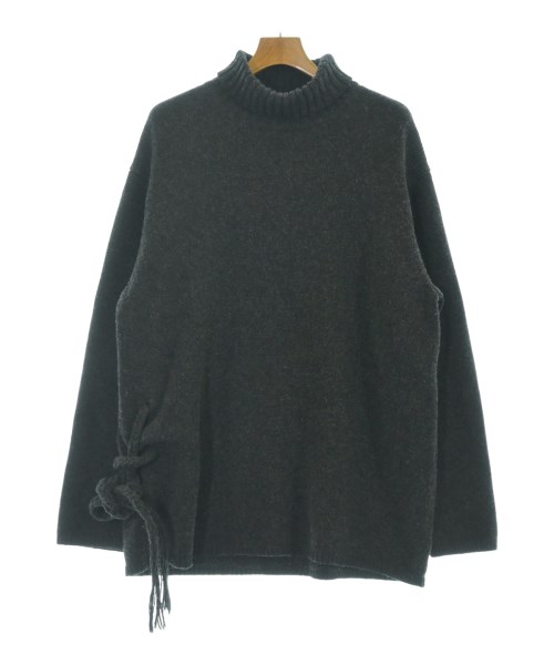 yohji yamamoto POUR HOMME ヨウジヤマモトプールオムニット・セーター メンズ 3(M位) まっ黒い薄墨色【中古】【古着】