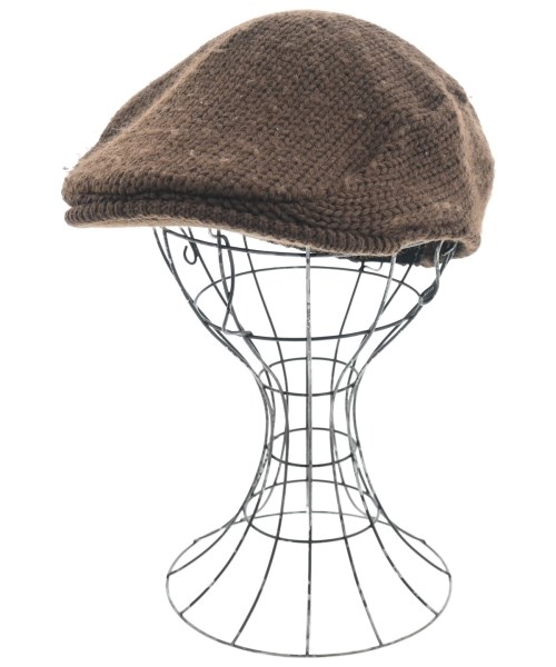 yohji yamamoto POUR HOMME ヨウジヤマモトプールオム ハンチング・ベレー帽 メンズ - 茶 【中古】【古着】