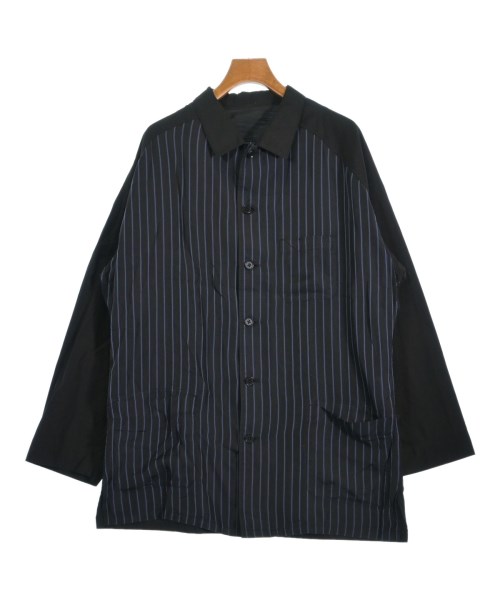 yohji yamamoto POUR HOMME ヨウジヤマモトプールオム カジュアルシャツ メンズ 1(XS位) 黒x青xグレー 【中古】【古着】 22,608円