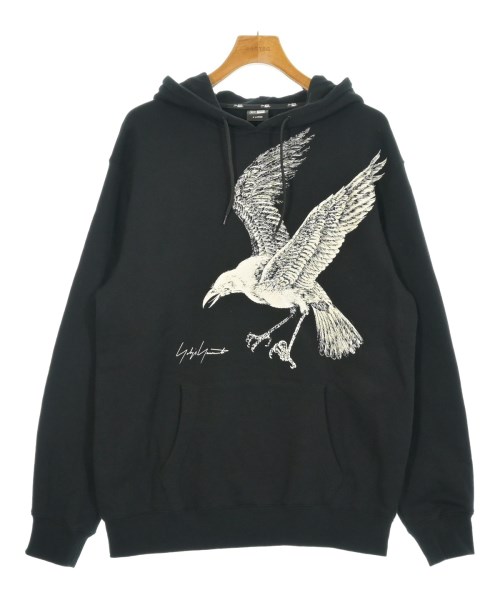 yohji yamamoto POUR HOMME ヨウジヤマモトプールオム パーカー メンズ 5(XL位) 黒 【中古】【古着】