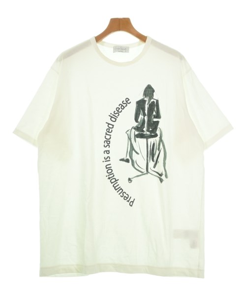 yohji yamamoto POUR HOMME ヨウジヤマモトプールオムプルオーバー・カットソー メンズ 3(M位) 白【中古】【古着】