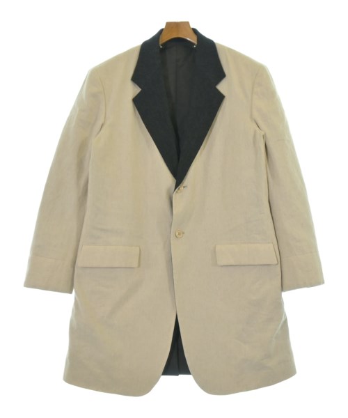yohji yamamoto POUR HOMME ヨウジヤマモトプールオム カジュアルジャケット メンズ 2(S位) ベージュx黒 【中古】【古着】