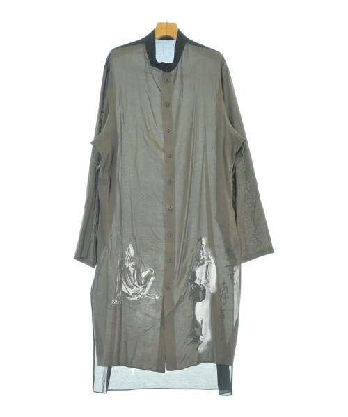 yohji yamamoto POUR HOMME ヨウジヤマモトプールオムカジュアルシャツ メンズ 1(XS位) 黒x茶系【中古】【古着】｜RAGTAG（ブランド古着のラグタグ）