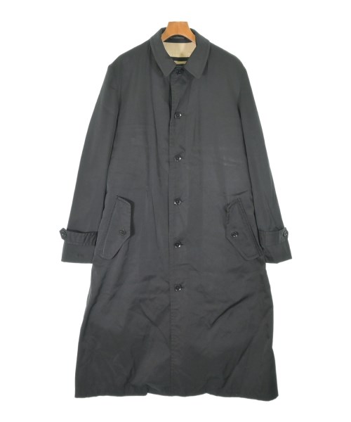 yohji yamamoto POUR HOMME ヨウジヤマモトプールオム ステンカラーコート メンズ 2(S位) 黒 【中古】【古着】