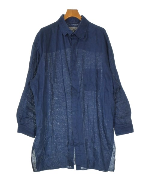 yohji yamamoto POUR HOMME ヨウジヤマモトプールオムカジュアルシャツ メンズ 3(M位) 青【中古】【古着】