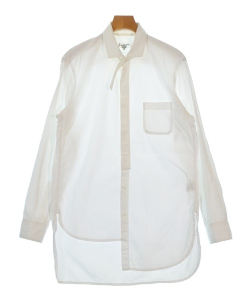 yohji yamamoto POUR HOMME ヨウジヤマモトプールオム カジュアルシャツ メンズ 3(M位) 白 【中古】【古着】