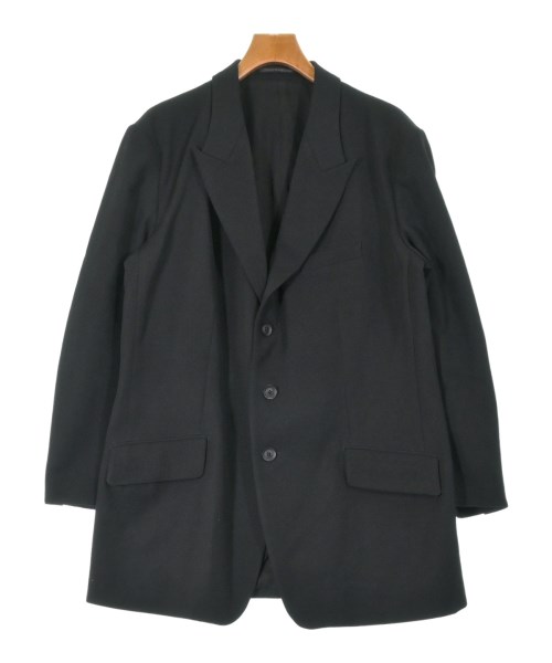 yohji yamamoto POUR HOMME ヨウジヤマモトプールオムカジュアルジャケット メンズ 2(S位) 黒【中古】【古着】 コート・ジャケット-メンズファッション