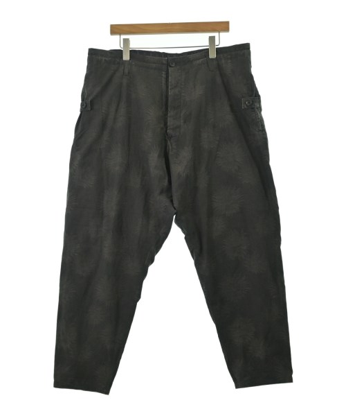 yohji yamamoto POUR HOMME ヨウジヤマモトプールオムパンツ（余分の物） メンズ 2(S位) うす暗い薄墨色(花柄)【中古】【古着】