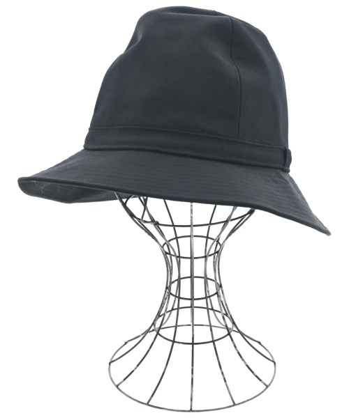 yohji yamamoto POUR HOMME ヨウジヤマモトプールオムハット メンズ - 黒【中古】【古着】