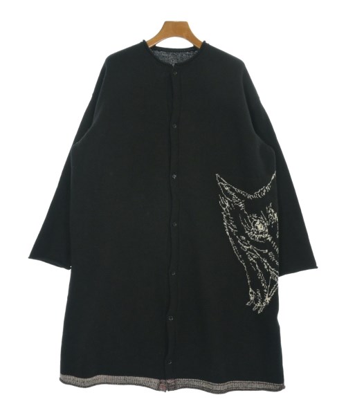 YOHJI YAMAMOTO +NOIR ヨウジヤマモトプリュスノアールカーディガン レディース 2(S位) 黒【中古】【古着】