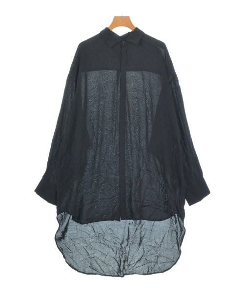YOHJI YAMAMOTO +NOIR ヨウジヤマモトプリュスノアールブラウス レディース 1(XS位) 黒【中古】【古着】