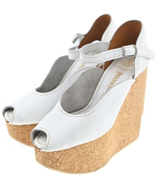 Vivienne Westwood ヴィヴィアンウエスドウッド サンダル レディース UK3(21.5cm位) 白 【中古】【古着】