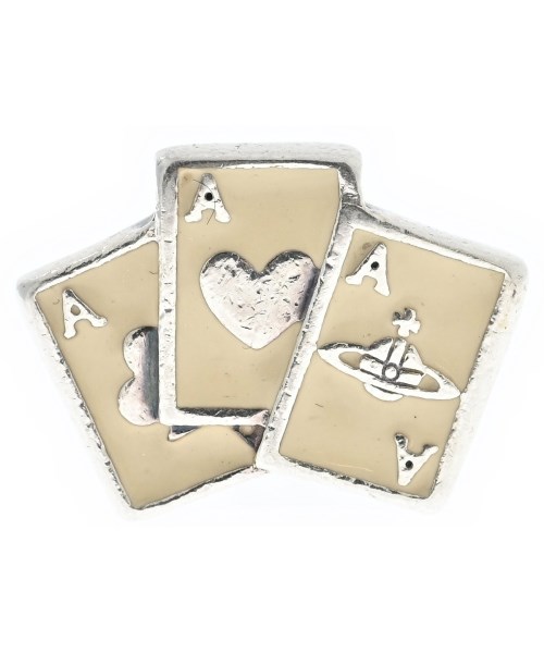 Vivienne Westwood ヴィヴィアンウエスドウッド リング レディース -(10号位) シルバーxアイボリー系 【中古】【古着】 16,498円