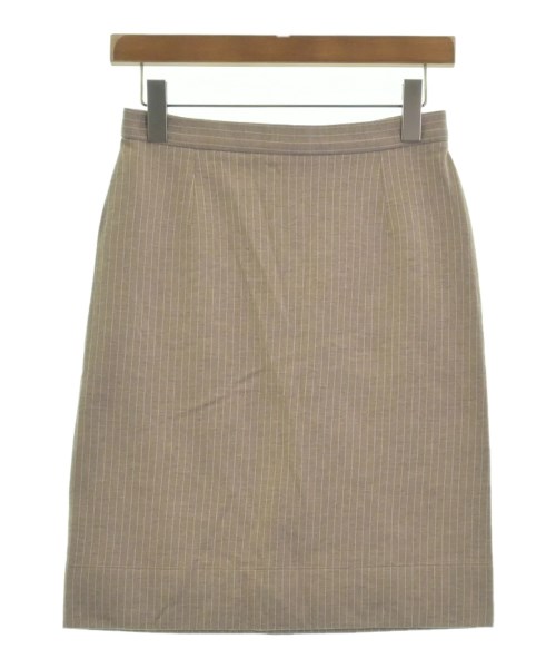 Vivienne Westwood RED LABEL ヴィヴィアンウエストウッドレッドレーベルひざ丈スコート レディース 40(M位) ベージュ(縞模様)【中古】【古着】