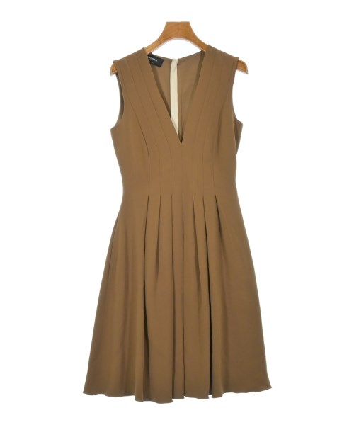 ROCHAS ロシャスワンピース レディース 40(M位) 茶【中古】【古着】