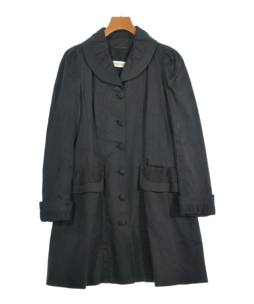 ROCHAS ロシャス ステンカラーコート レディース -(M位) 紺 【中古】【古着】