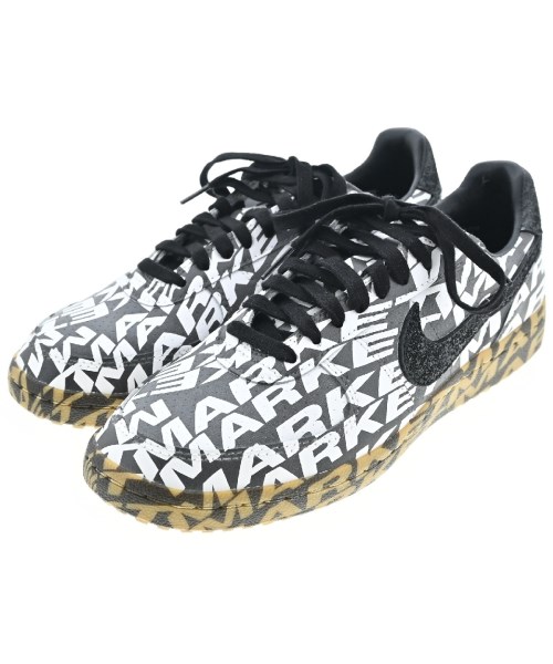COMME des GARCONS コムデギャルソンスニーカー メンズ 25.5糎 白x黒系(総柄)【中古】【古着】