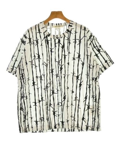 COMME des GARCONS コムデギャルソン Tシャツ・カットソー レディース XS 白x黒(総柄) 【中古】【古着】