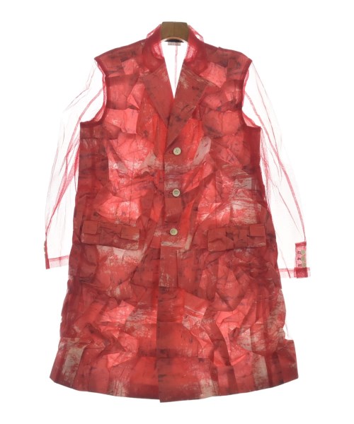 COMME des GARCONS コムデギャルソン チェスターコート レディース M 赤等 【中古】【古着】