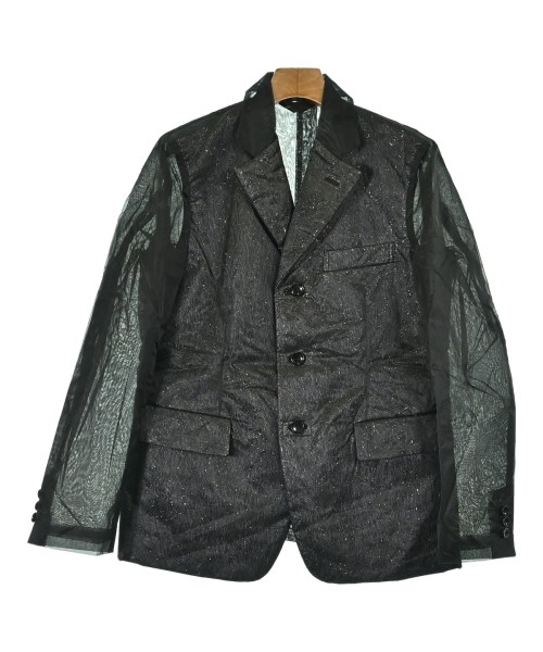 COMME des GARCONS コムデギャルソン ジャケット レディース -(XL位) 黒(総柄) 【中古】【古着】