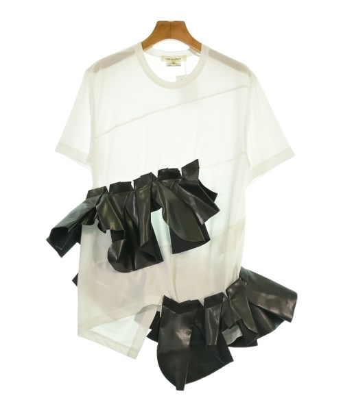 COMME des GARCONS コムデギャルソン Tシャツ・カットソー レディース S 白x黒 【中古】【古着】
