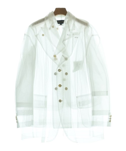 COMME des GARCONS コムデギャルソン カジュアルジャケット レディース S 白 【中古】【古着】
