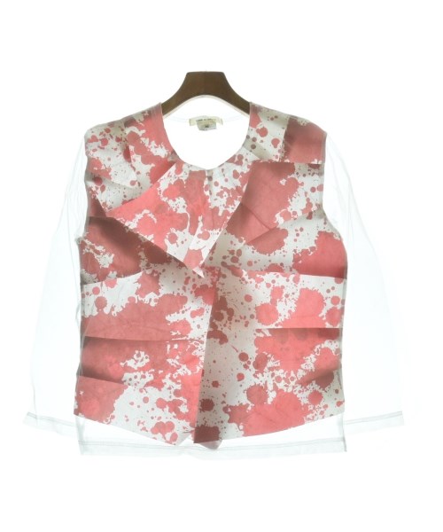 COMME des GARCONS コムデギャルソンカジュアルシャツ レディース XS 白x赤【中古】【古着】｜RAGTAG（ブランド古着のラグタグ）