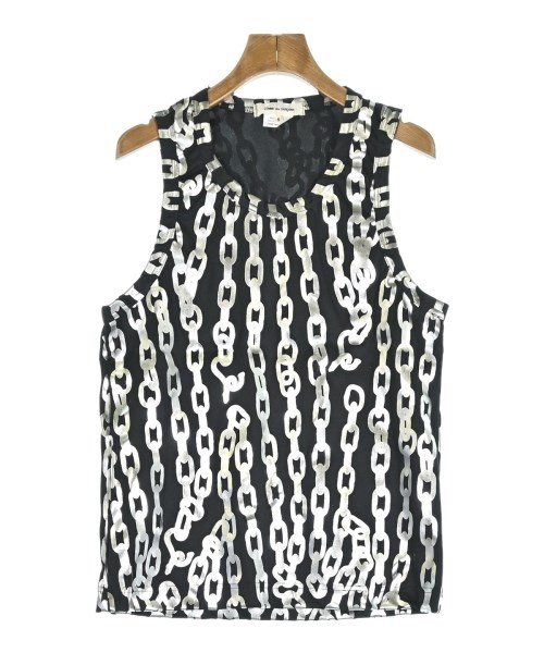 COMME des GARCONS コムデギャルソンノースリーブ レディース S 黒xしろがね色(総柄)【中古】【古着】