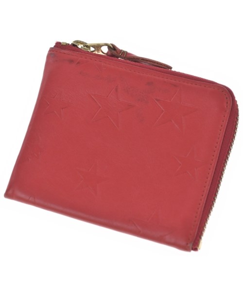 COMME des GARCONS コムデギャルソン財布・コインケース メンズ - 赤(星柄)【中古】【古着】