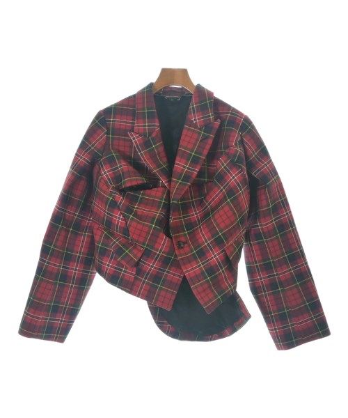 COMME des GARCONS コムデギャルソンカジュアルジャケット レディース S 赤x緑x黄等(読み合わせる)【中古】【古着】
