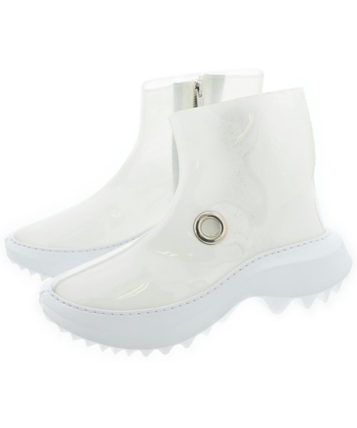 COMME des GARCONS コムデギャルソンブーツ レディース EU38(24.5糎位) 白【中古】【古着】