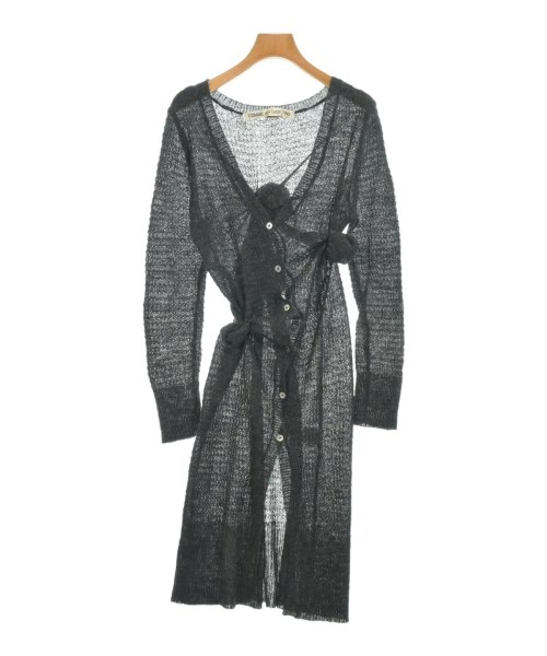 COMME des GARCONS コムデギャルソンカーディガン レディース -(XS位) 濃灰色薄墨色【中古】【古着】