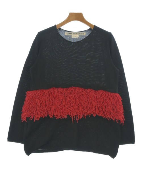 COMME des GARCONS コムデギャルソンニット・セーター レディース S 黒x赤【中古】【古着】