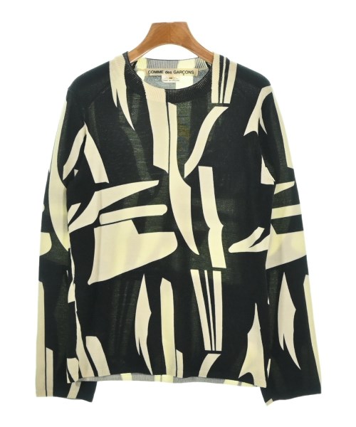 COMME des GARCONS コムデギャルソンニット・セーター レディース XS 黒x白(総柄)【中古】【古着】
