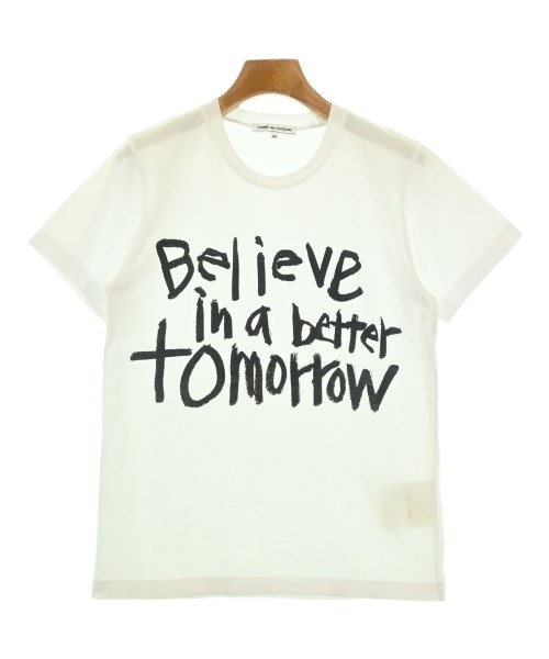 COMME des GARCONS コムデ給仕ティーシャツ・カットソー レディース M 白【中古】【古着】