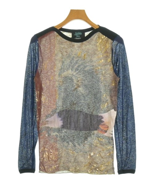 Jean Paul GAULTIER ジャン　ポール　ゴルチェTシャツ・カットソー メンズ -(XS位) 茶x紺xグレー等(総柄)【中古】【古着】｜RAGTAG（ブランド古着のラグタグ） 32,305円